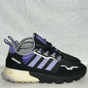 Adidas Womens Zx 1K Boost Seasonality Black Athletic Running Sneakers Shoes SZ 9